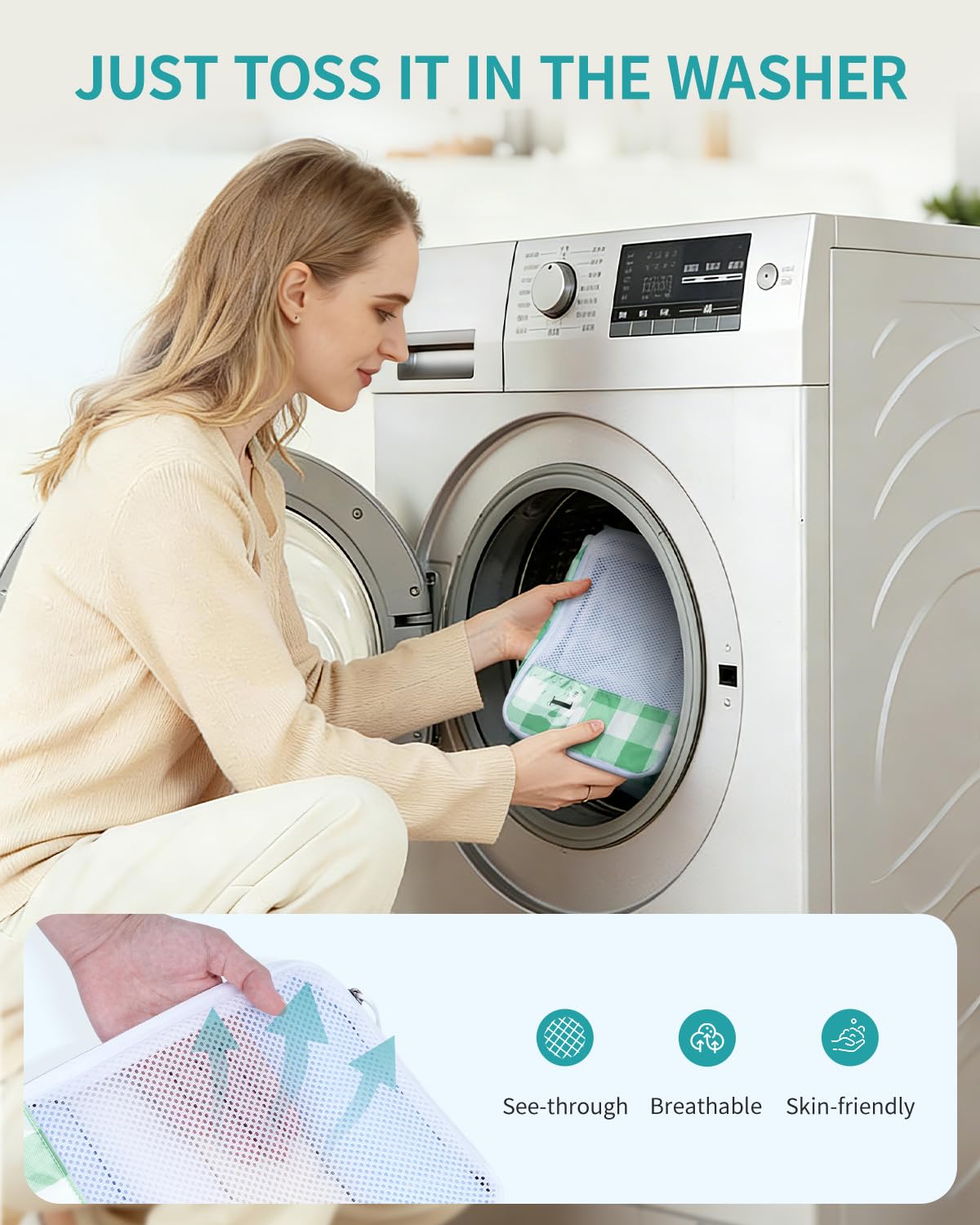 ECOHUB 6 Set Packing Cubes for Travel Suitcase Organizer Bags for Luggage Lightweight Carry On Suitcase with Lable & Personalized Tag - Image 7