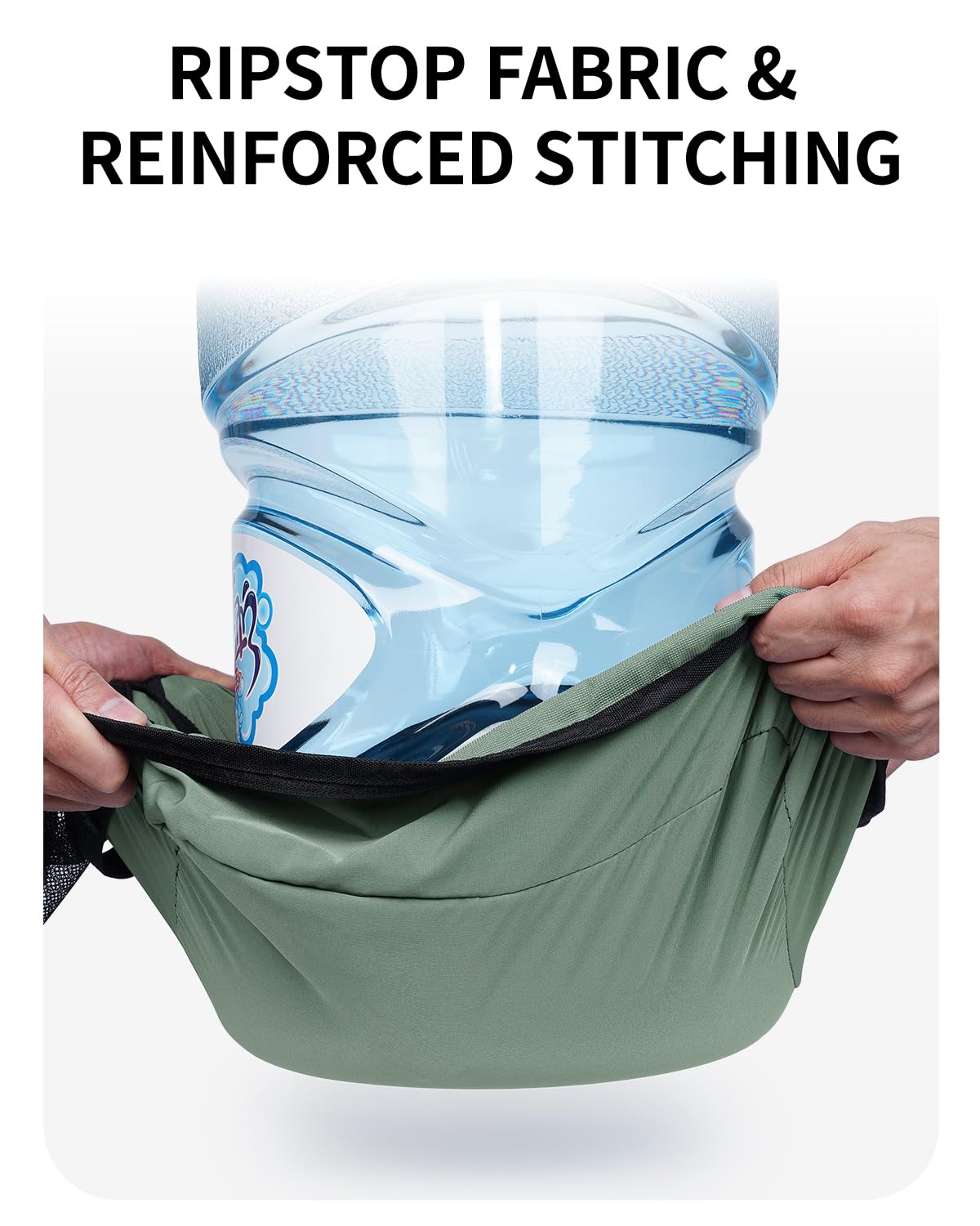 ECOHUB 7 Set Packing Cubes Tear-Resistant Luggage Packing Organizers with Number Icon for Travel Accessories Luggage Suitcase Machine Washable Packing Cubes (Green) - Image 3