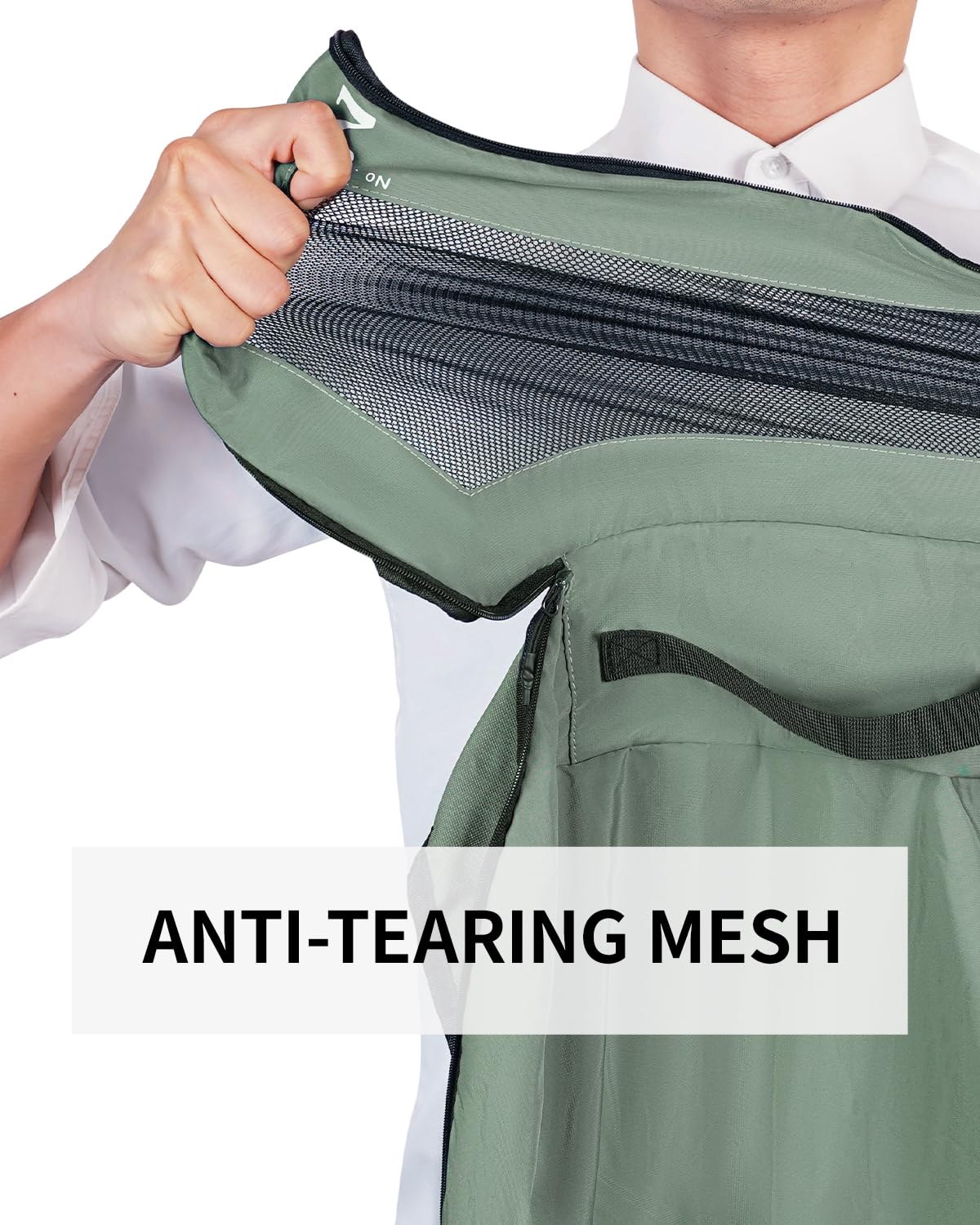 ECOHUB 7 Set Packing Cubes Tear-Resistant Luggage Packing Organizers with Number Icon for Travel Accessories Luggage Suitcase Machine Washable Packing Cubes (Green) - Image 4